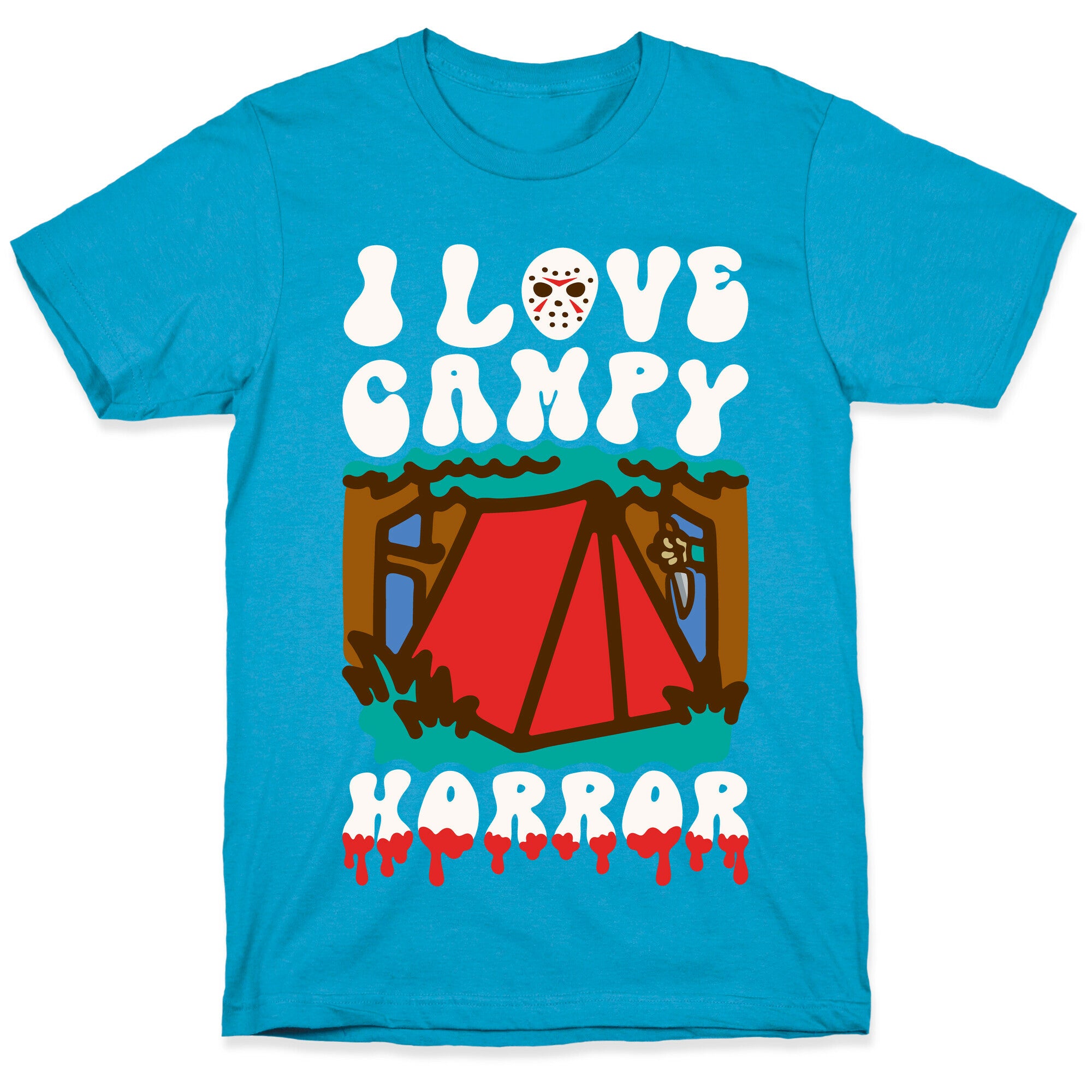 I Love Campy Horror Parody Unisex Triblend Tee